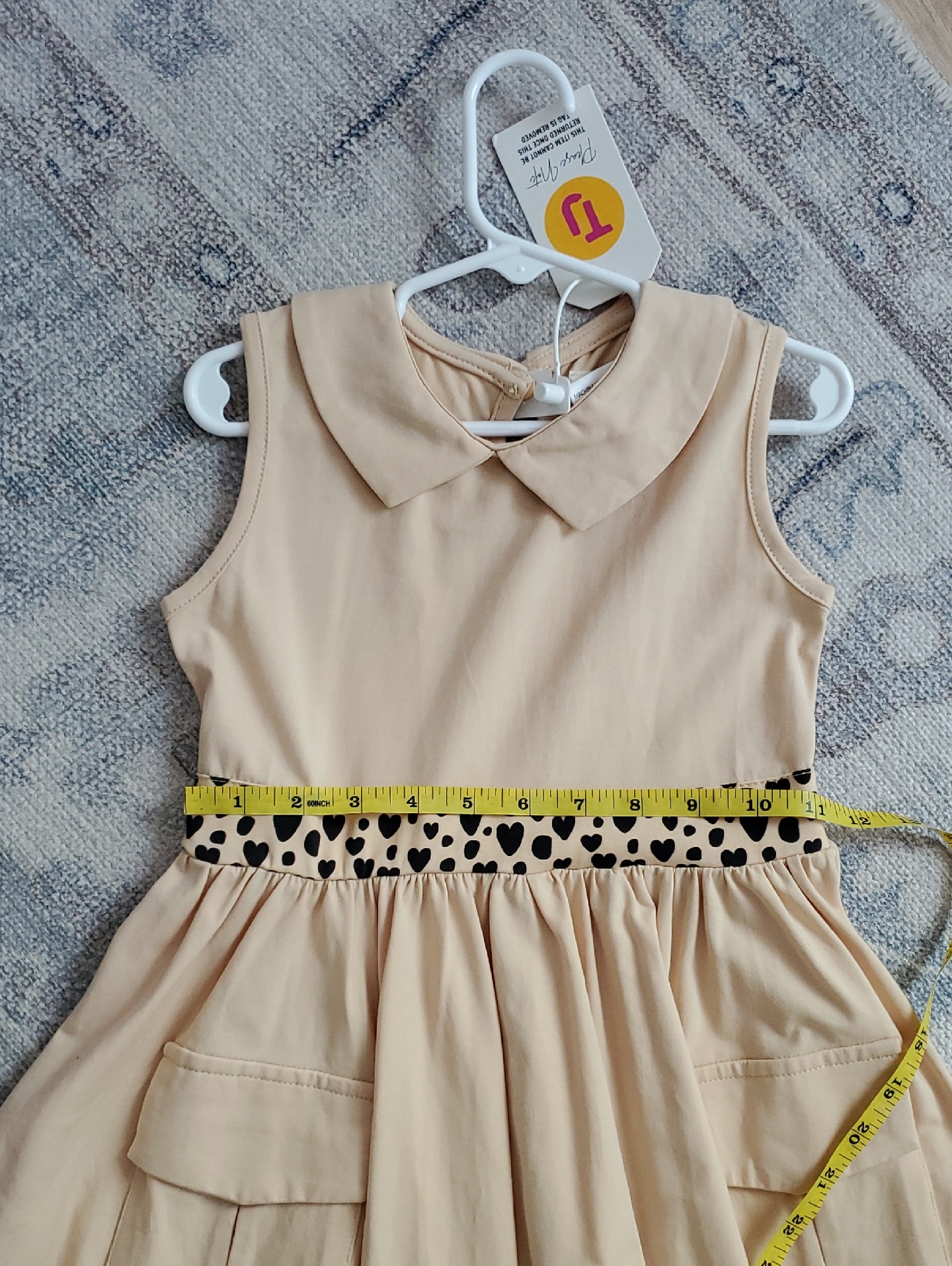 Nwt Taylor Joelle Girls Safari Dress Sz7 — image 7 of 8